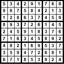 Lösung Sudoku 6