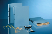 Archive folder with string closure 31 x 22,5 cm DIN A4 - two section -